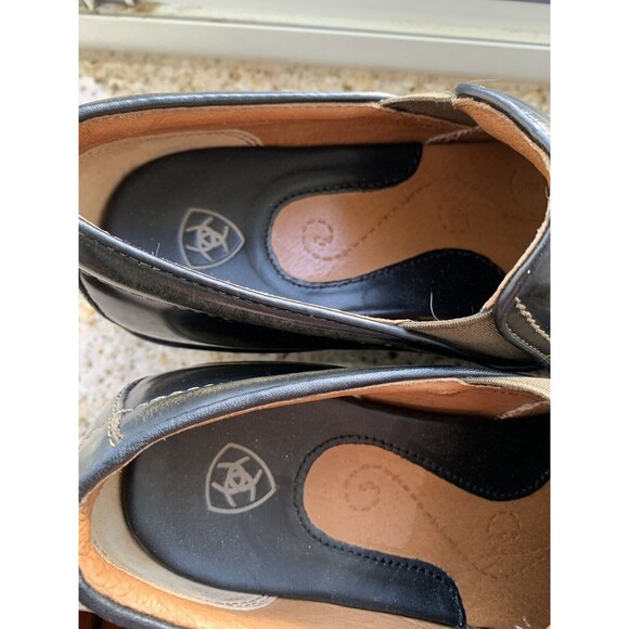 Ariat Shoes Womens 7 B Brown Sutter Clogs Leather Slip On Casual Comfort Low Top - Picture 7 of 8